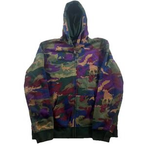 Polo Ralph Lauren Hoodie Camo Full Zip Jacket | Youth Size XL 18/20 Multicolor